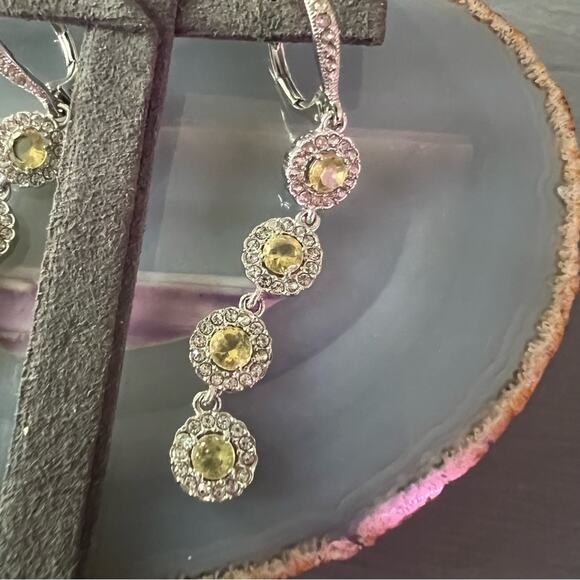 Silver Tone Dangle Earrings - Picture 6 of 9